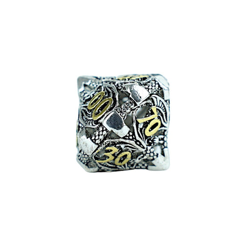 Let's Play Games - Dice Set: Hollow RPG - Dragon: Chrome and Gold