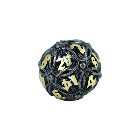 Let's Play Games - Dice Set: Hollow RPG - Vines: Black and Gold