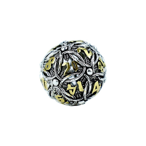 Let's Play Games - Dice Set: Hollow RPG - Vines: Chrome and Gold