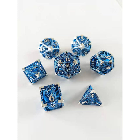 Dice Hoard: Metal Hollow 7-Dice Set - Set 09