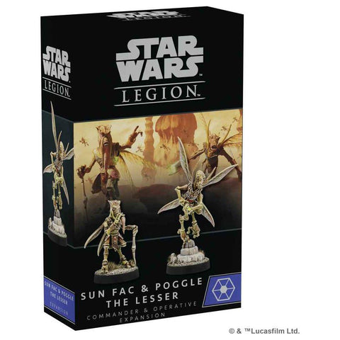 Star Wars: Legion - Separatist Alliance: Sun Fac & Poogle the Lesser Commander & (SWL116)
