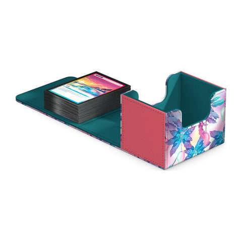 Ultimate Guard - Sidewinder 100+ Xenoskin Deck Box: Floral Places - Bahia Green