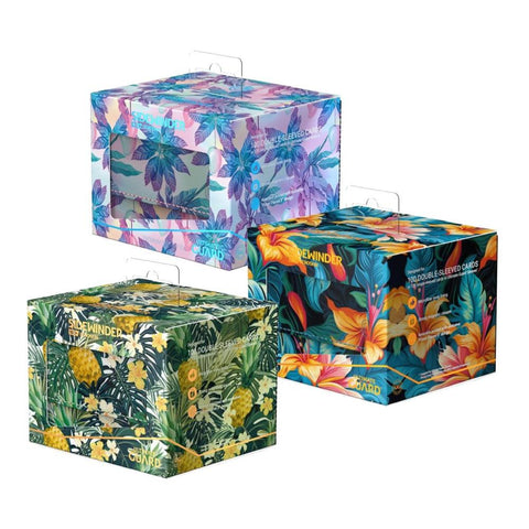 Ultimate Guard - Sidewinder 100+ Xenoskin Deck Box: Floral Places - Bahia Green