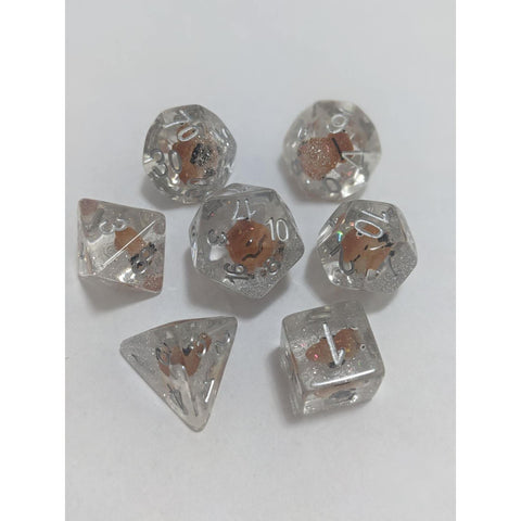 Dice Hoard: Aurora 7-dice Set - Set 44