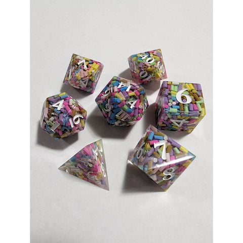 Dice Hoard: Aurora 7-dice Set - Set 99