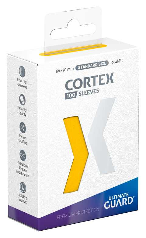 Ultimate Guard - Standard Size Sleeves: Cortex - Yellow