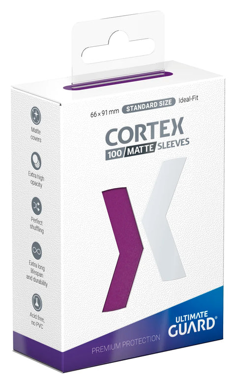 Ultimate Guard - Standard Size Sleeves: Cortex Matte - Purple
