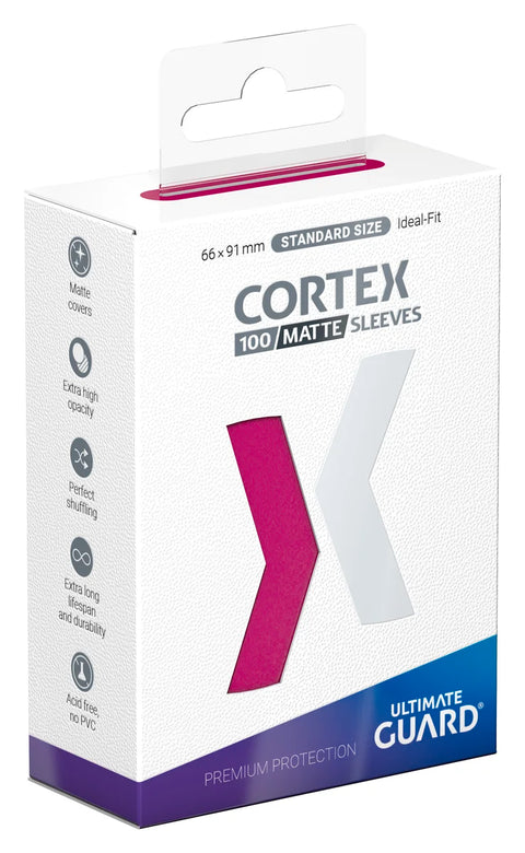 Ultimate Guard - Standard Size Sleeves: Cortex Matte - Pink