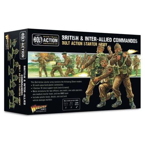 Bolt Action - British: British & Inter-Allied Commandos Starter Army