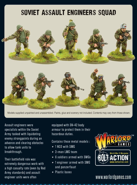 Bolt Action - Soviet: Soviet Assault Engineers Squad
