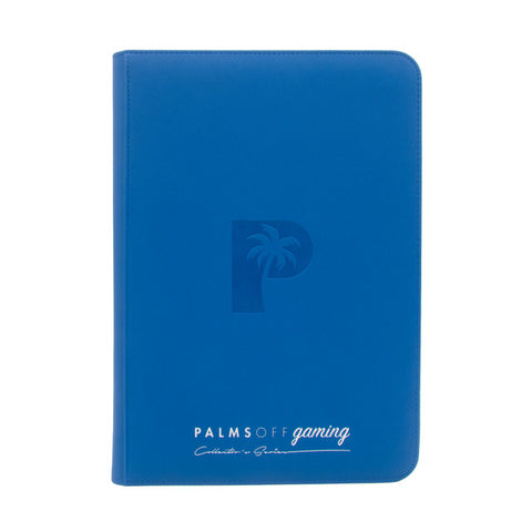 Palms Off Gaming - Collectors Series Top Loader Zip-Binder (Clear) Range: Blue
