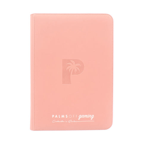 Palms Off Gaming - Collectors Series Top Loader Zip-Binder (Clear) Range: Pink