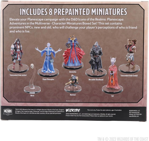 D&D Icons of the Realms: Planescape: Adventures in the Multiverse - Character Miniatures Boxed Set