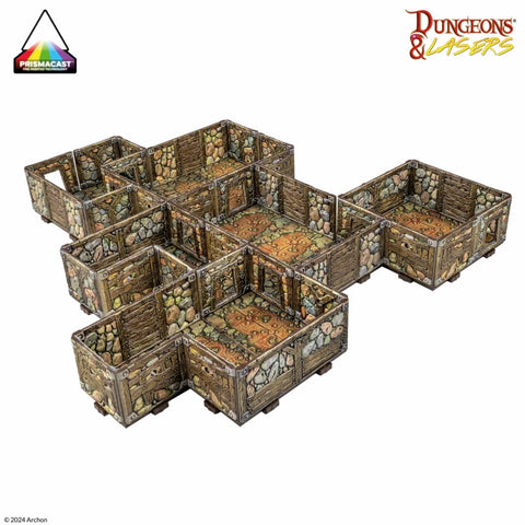 Dungeons & Lasers - Pre-Painted Terrain: Abandoned Mines