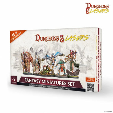 Dungeons & Lasers - Miniatures: Fantasy Miniatures Set