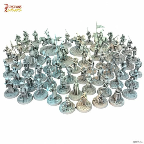 Dungeons & Lasers - Miniatures: Townsfolk