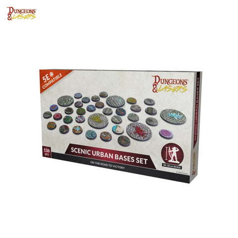 Dungeons & Lasers - Miniatures: Scenic Urban Bases Set