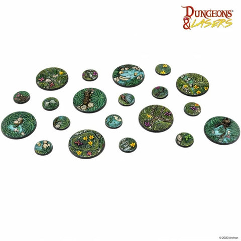 Dungeons & Lasers - Miniatures: Detailed Bases Pack