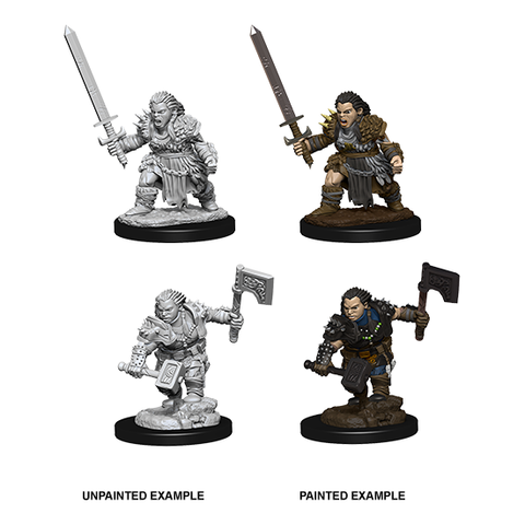 Pathfinder Battles - Deep Cuts Miniatures: Female Dwarf Barbarian