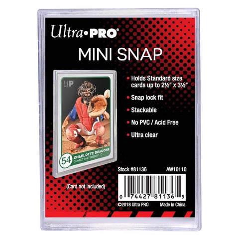 Ultra Pro Specialty Holders - Mini Snap