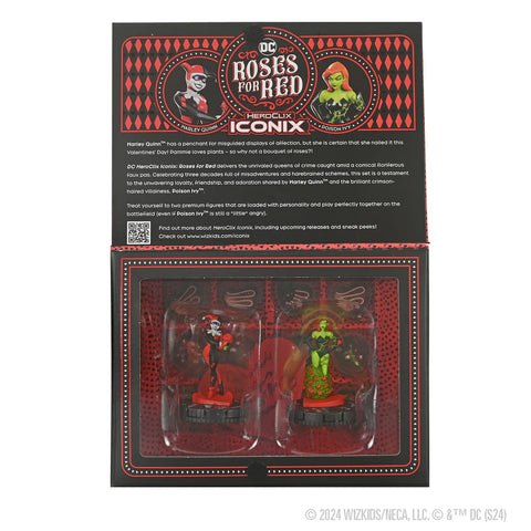 HeroClix - Iconix: DC - Roses for Red (Harley Quinn and Poison Ivy)