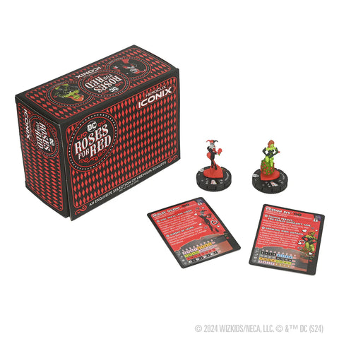 HeroClix - Iconix: DC - Roses for Red (Harley Quinn and Poison Ivy)