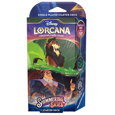 Disney Lorcana - (Series 5) Shimmering Skies: Starter Deck - Emerald Steel