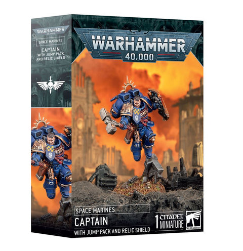 Warhammer 40000 - Space Marines: Captain With Jump Pack & Relic Shield (48-102)