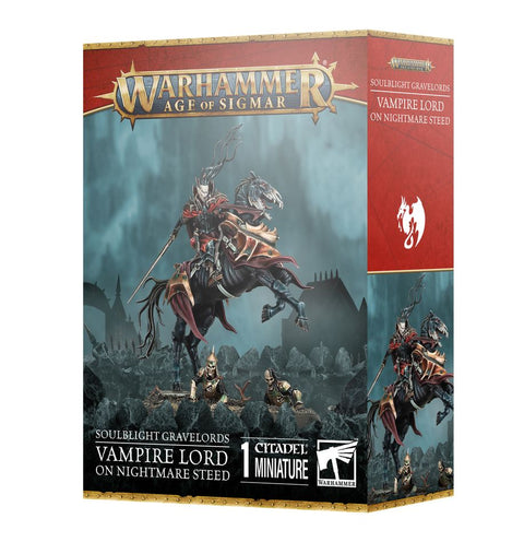 Age of Sigmar - Soulblight Gravelords: Vampire Lord On Nightmare Steed (91-82)