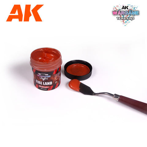 AK Interactive - Diorama Series: Wargame Terrains - Fire Land 100ml