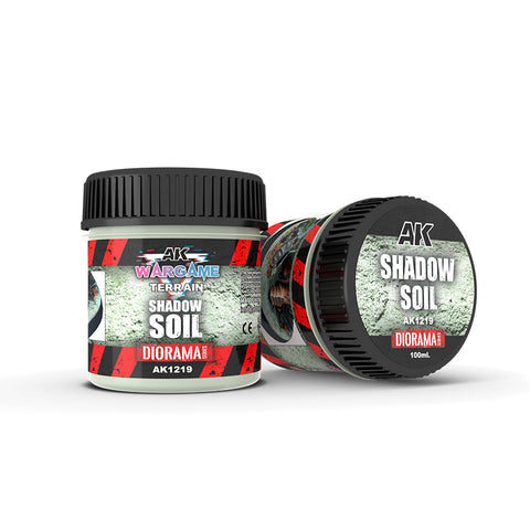 AK Interactive - Diorama Series: Wargame Terrains - Shadow Soil 100ml