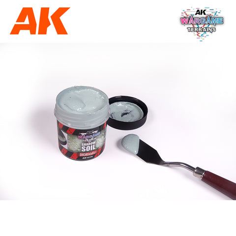 AK Interactive - Diorama Series: Wargame Terrains - Shadow Soil 100ml