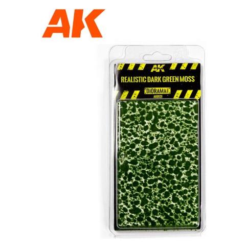AK Interactive Realistic Green Moss - Décor Modélisme