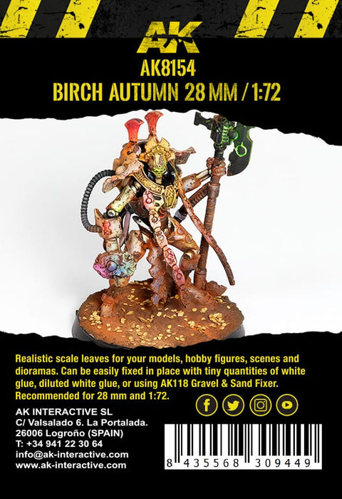 AK Interactive - Vegetation: Birch Autumn Leaves 1/72