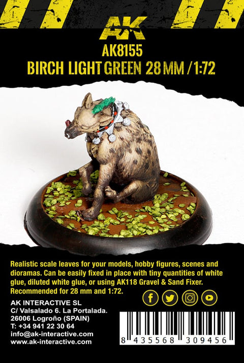 AK Interactive - Vegetation: Birch Light Green Leaves 1/72