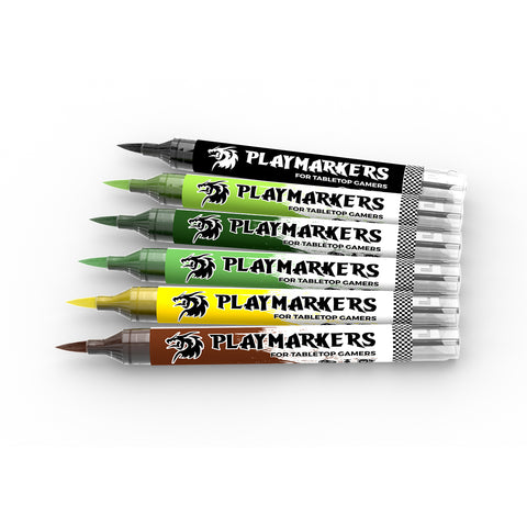 AK Interactive - Playmarkers Set: Orcs & Goblins (6 Colours)