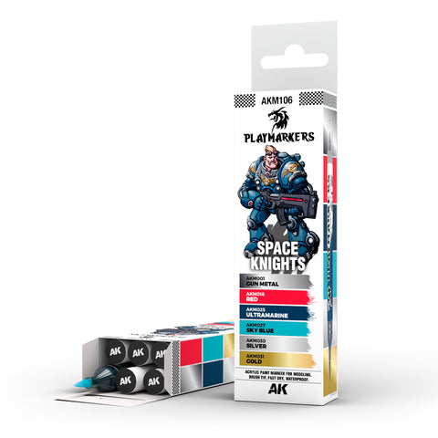 AK Interactive - Playmarkers Set: Space Knight (6 Colours)