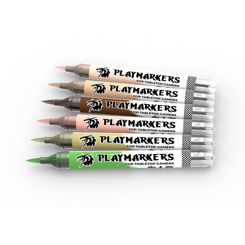 AK Interactive - Playmarkers Set: Skin & Flesh Tones (6 Colours)