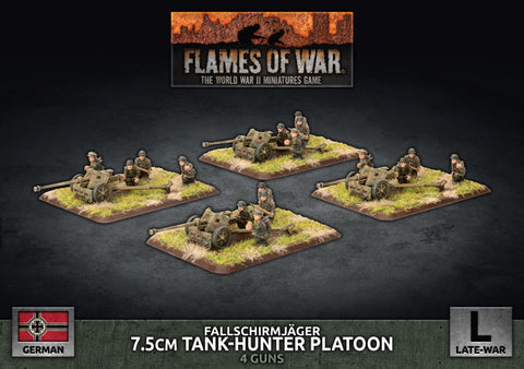 Flames of War - German: Fallschirmjager 7.5cm Tank-Hunter Platoon (Late War)