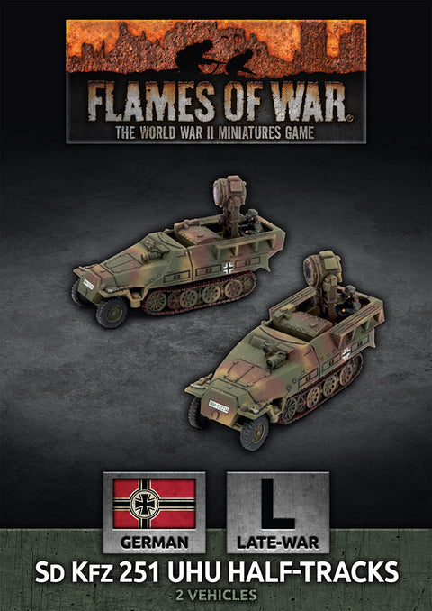 Flames of War - German: Sd Kfz 251 UHU Half-Tracks