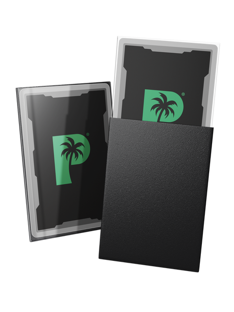 Palms Off Gaming - Blackout Deck Japanese Size Sleeves: Matte Black