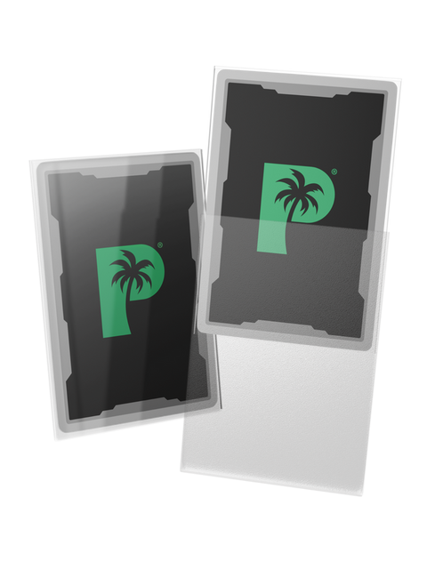 Palms Off Gaming - Blackout Deck Japanese Size Sleeves: Clear