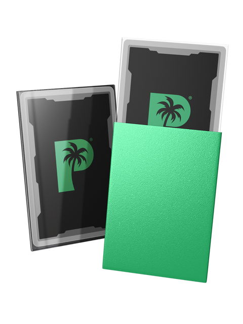 Palms Off Gaming - Blackout Deck Japanese Size Sleeves: Matte Jade