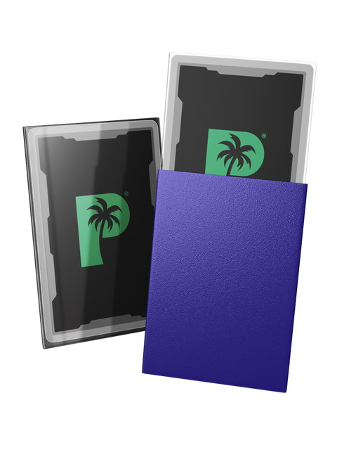 Palms Off Gaming - Blackout Deck Japanese Size Sleeves: Purple