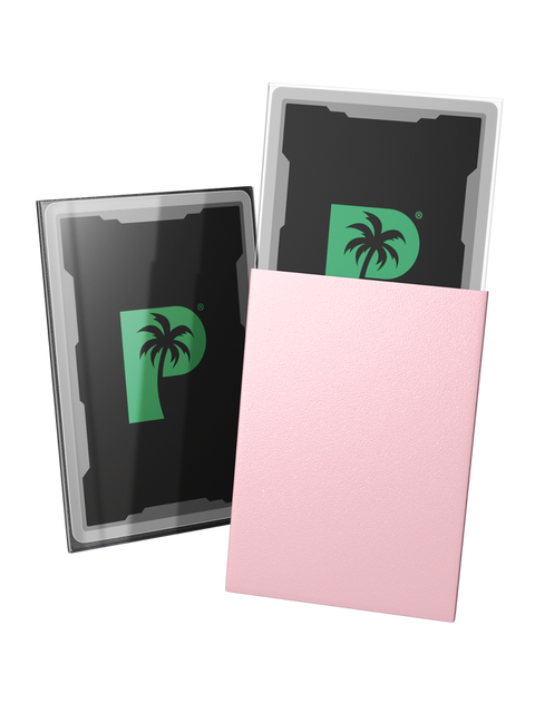 Palms Off Gaming - Blackout Deck Japanese Size Sleeves: Matte Rose