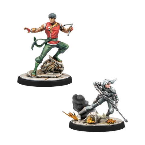 Marvel Crisis Protocol - (CP69) Shang Chi & Silver Sable