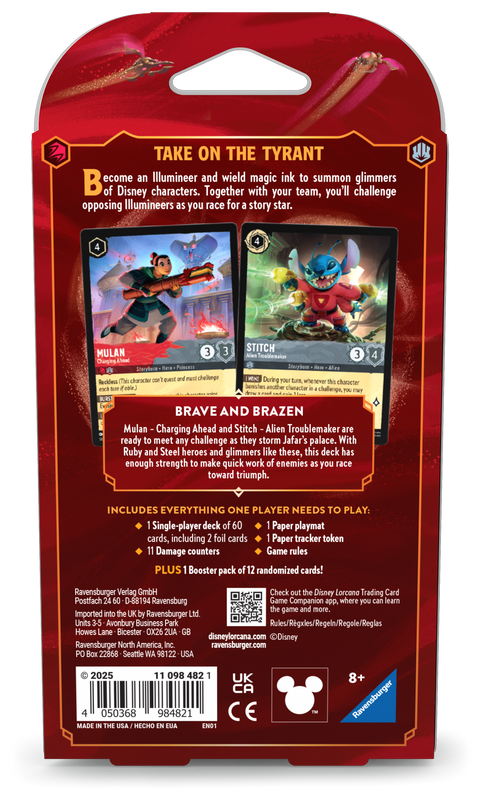 Disney Lorcana - (Series 8) Reign of Jafar: Starter Deck - Mulan & Stitch