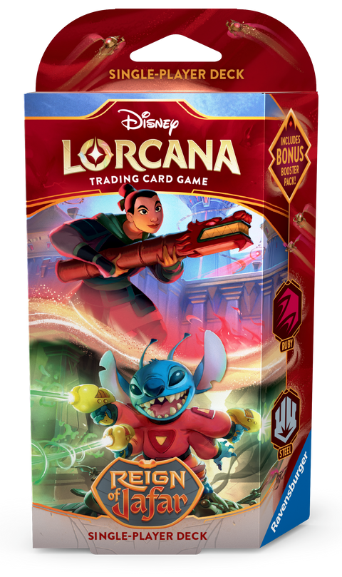 Disney Lorcana - (Series 8) Reign of Jafar: Starter Deck - Mulan & Stitch