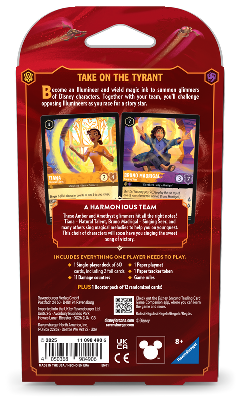 Disney Lorcana - (Series 8) Reign of Jafar: Starter Deck - Tiana & Bruno