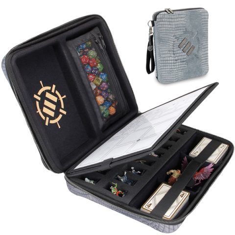 Enhance Tabletop - RPG Organizer Case Collectors Edition - Silver